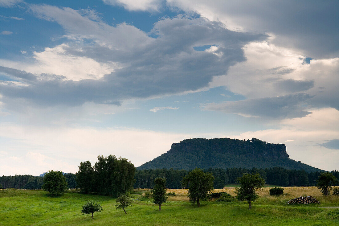 Lilienstein, Sächsische Schweiz, Elbsandsteingebirge, Sachsen, Deutschland