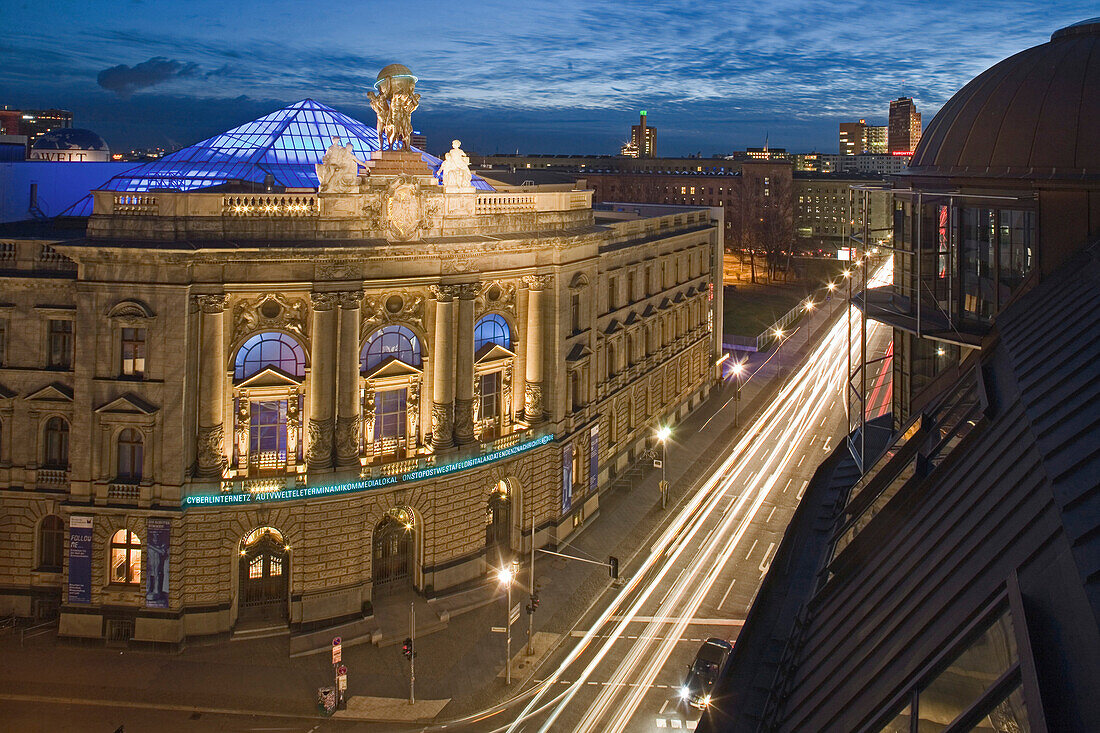 Museum for Communication at night, Berlin