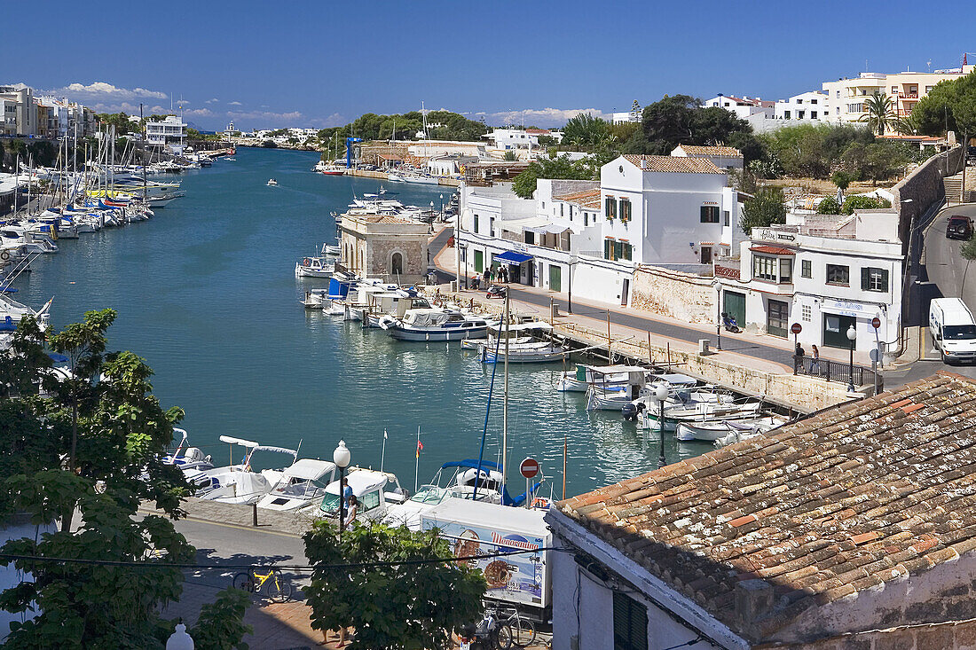 Ciudadela harbour. Menorca. Islas Baleares. Spain..