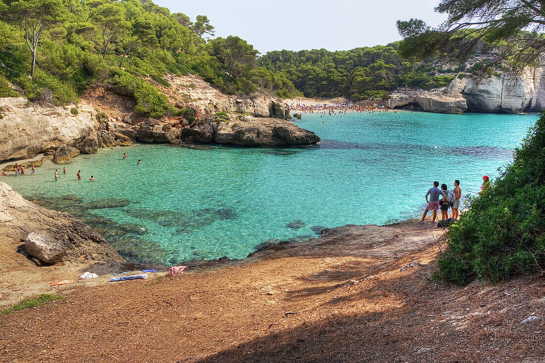 Cala Mitjana, Minorca. Balearic Islands, Spain