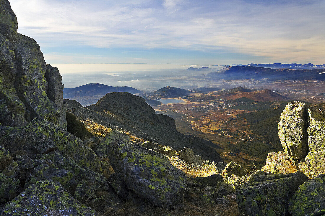 The ' Peñotillo Alto' from 'La Maliciosa'. Sierra de Guadarrama. Madrid. Spain.