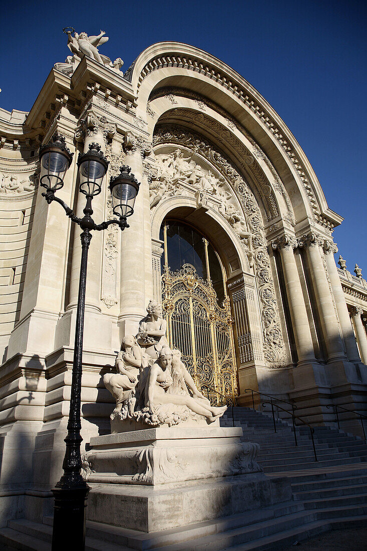The entrance of Petit Palais. Paris. France