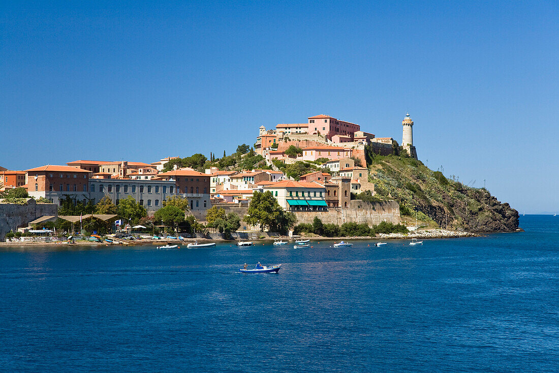 Portoferraio mit Zitadelle, Elba, Italien