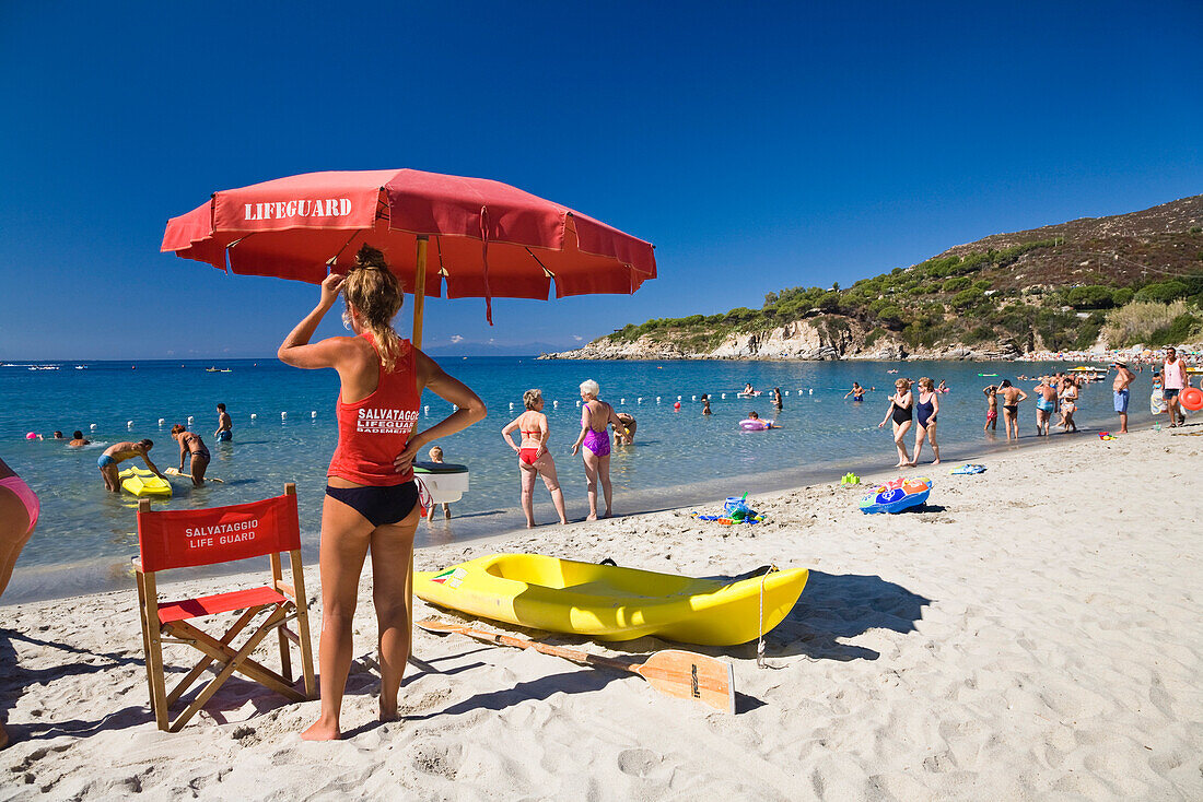 Beach at Cavoli, Elba, Italy