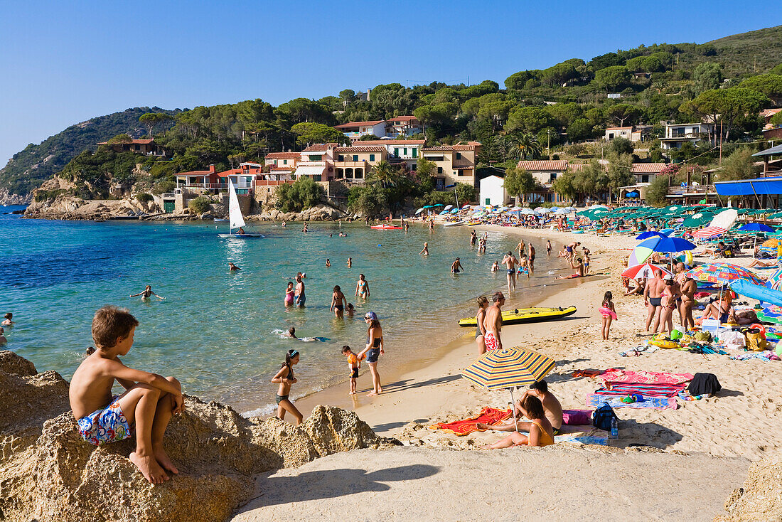 Strand von Biodola, Elba, Italien