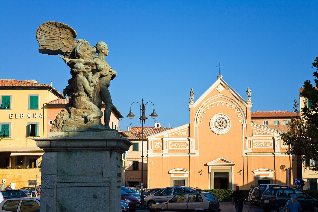 Piazza della Repubblica, Portoferraio, Elba, Italien