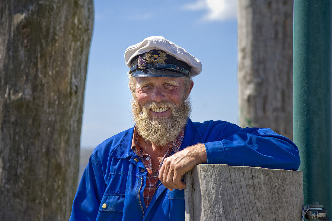 Postman Fiede Nissen, North Frisian Islands, Schleswig-Holstein, Germany