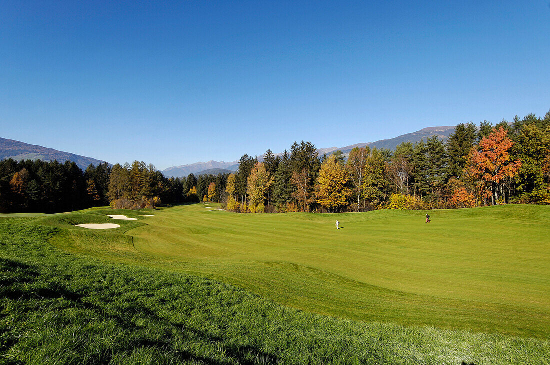 Reischach golf club, Puster valley, Val Pusteria, South Tyrol, Italy