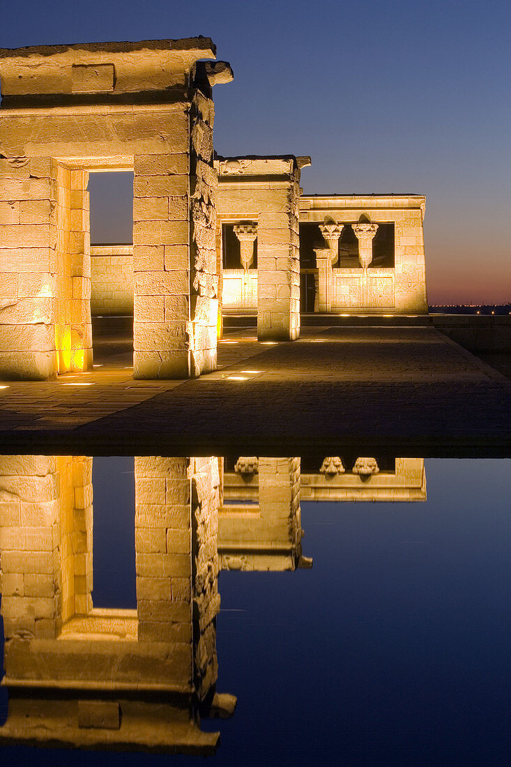 Debod temple, Madrid. Spain