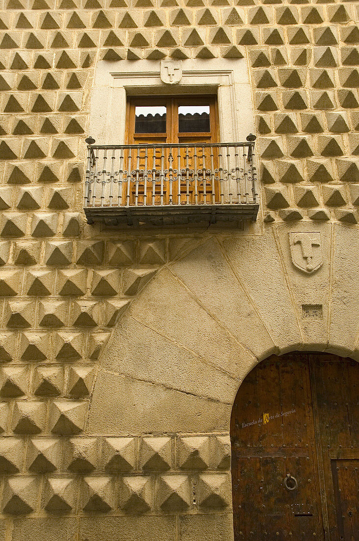 Casa de los Picos' in Segovia. Castilla y Leon. Spain