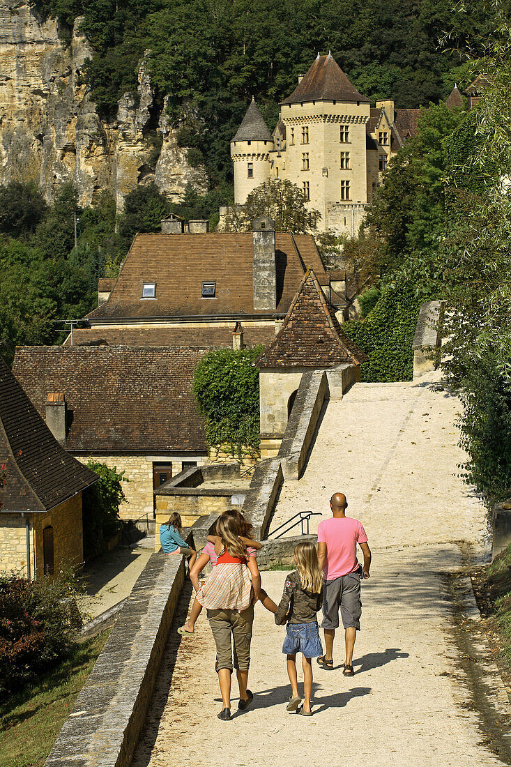 La Roque-Gageac. Périgord, Aquitaine, France.