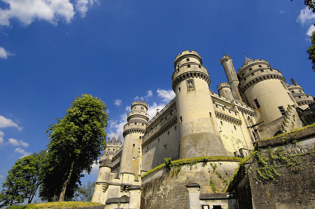 Pierrefonds Castle (Château de Pierrefonds). Picardy, France