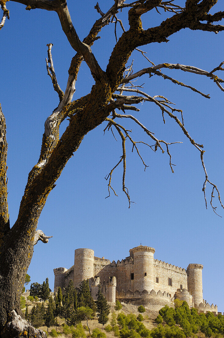 Castillo. Belmonte. Cuenca province. La Mancha. Castille. Spain