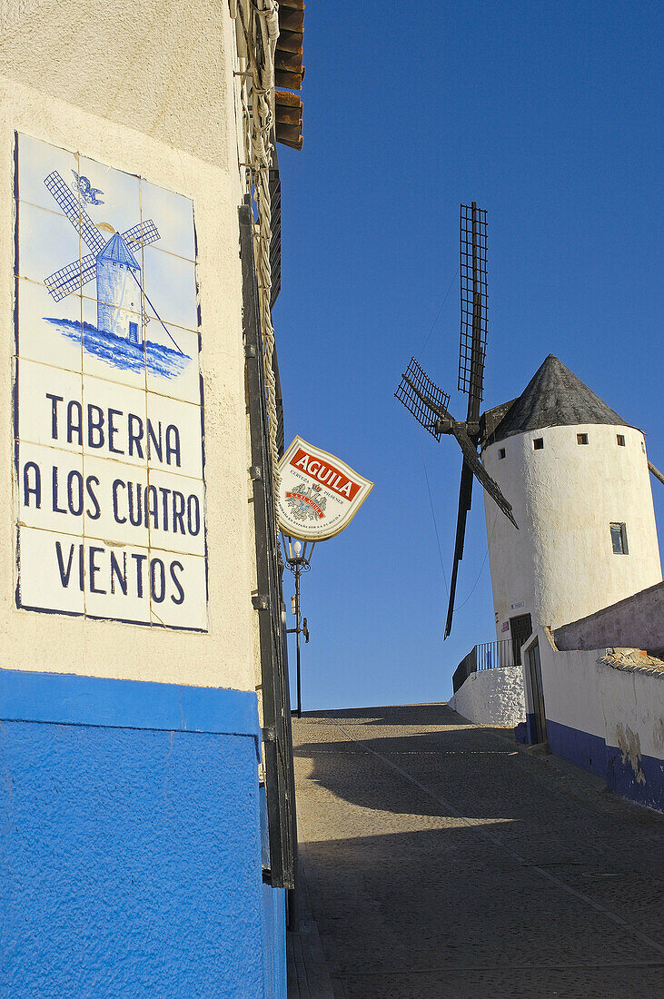 Windmills. Campo de Criptana. Ciudad Real province, Ruta de don Quijote. Castilla-La Mancha, Spain