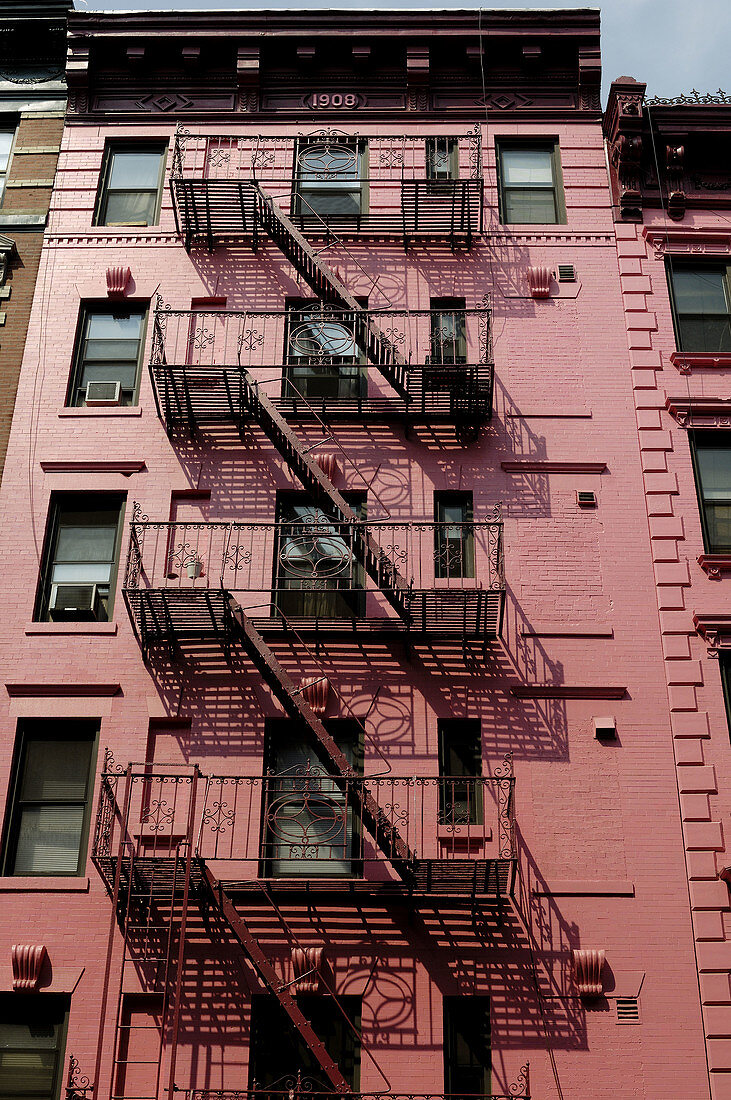Fire escape. New York, USA.