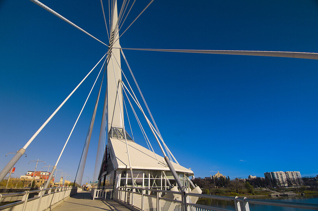 Esplanade Riel Bridge, Winnipeg, Manitoba, Canada