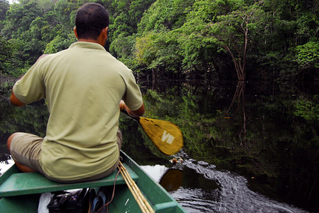 Rain forest and Amazon river. Brazil.