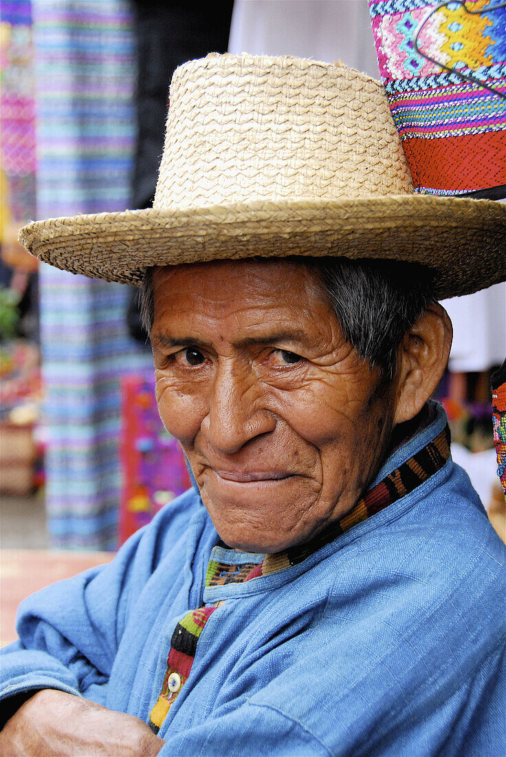 Man, Chichicastenango. Guatemala