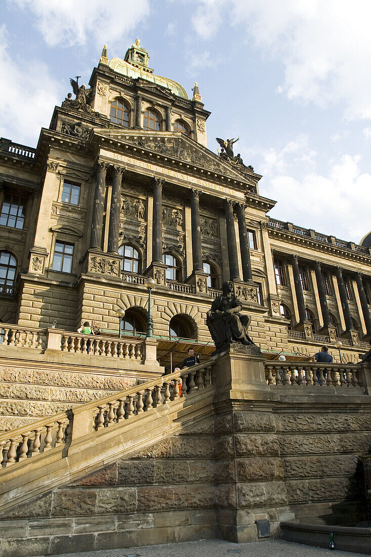 National Museum, built 1885-1891, architect Josef Schulz, Wenceslas Square, Prague, Czech Republic