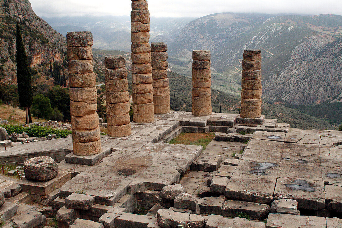 Temple of Apollo. Delphi. Greece