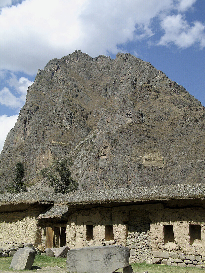 Archaeological site of Ollantaytambo. Cusco. Peru.