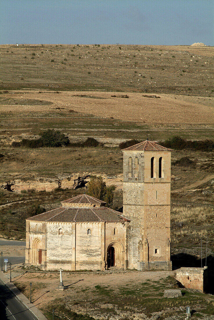 Segovia. Castilla-Leon, Spain. Church of the Vera Cruz.
