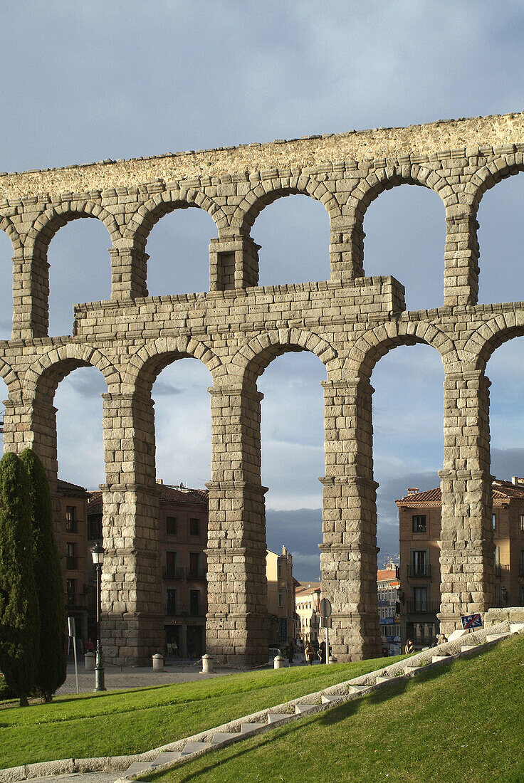 Segovia. Castilla-León. Spain. Roman aqueduct.