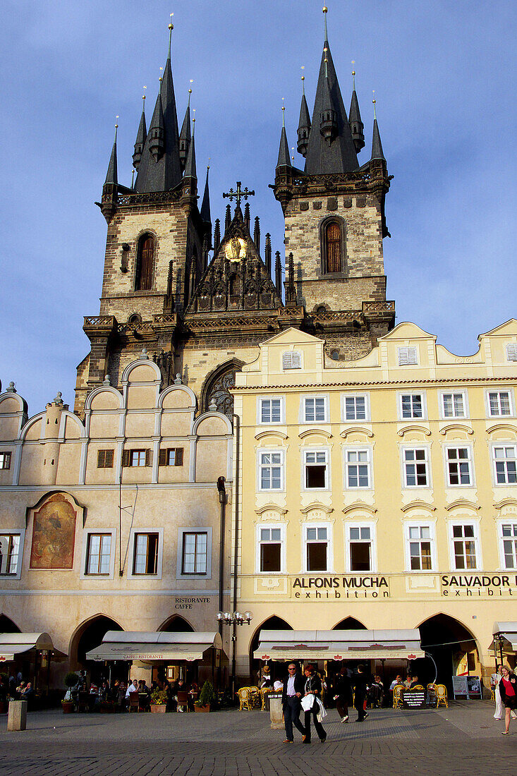 Church of Our Lady in front of Týn, Prague. Czech Republic