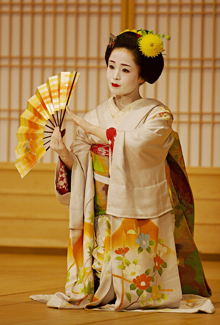 The Kotobukikai dance and song by the maiko of Kamishichiken, Kyoto.