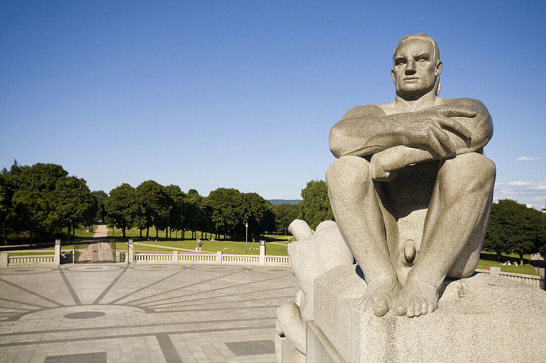 Vigelandsparken, by artist Gustav Vigeland. Oslo. Norway