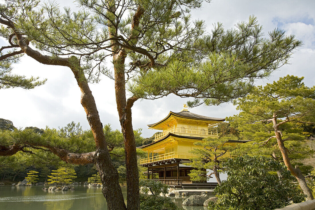 Olden Pavilion of Kinkaku - ji. Kyoto, Japan