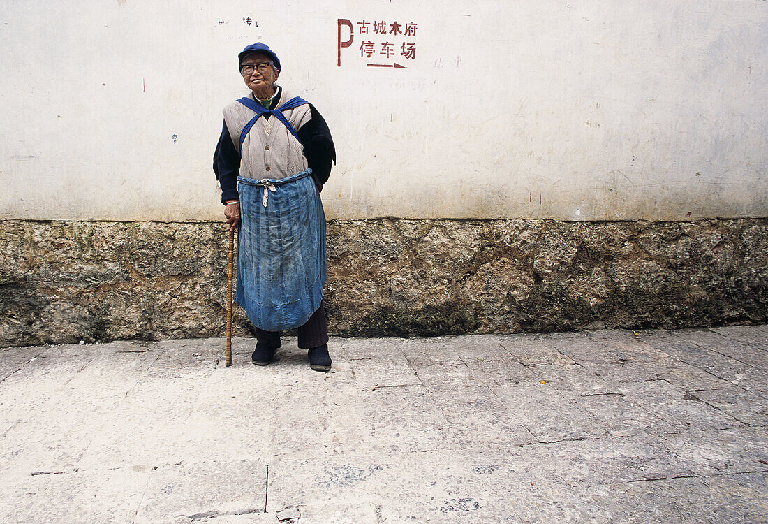 Naxi woman. Lijiang. Yunnan. China