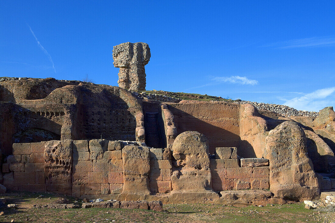 Celtiberian Archaeological Site. Tiermes. Soria province. Castilla-La Mancha. Spain