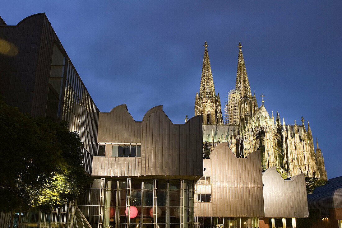 Cathedral and Ludwig Museum. Koln (Colonia). Germany