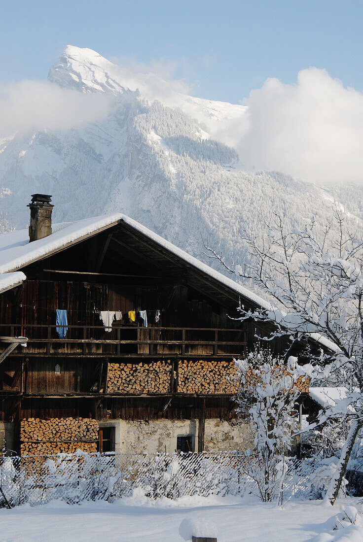 Le Verney. Vallée du Giffre, Haute-Savoie, France