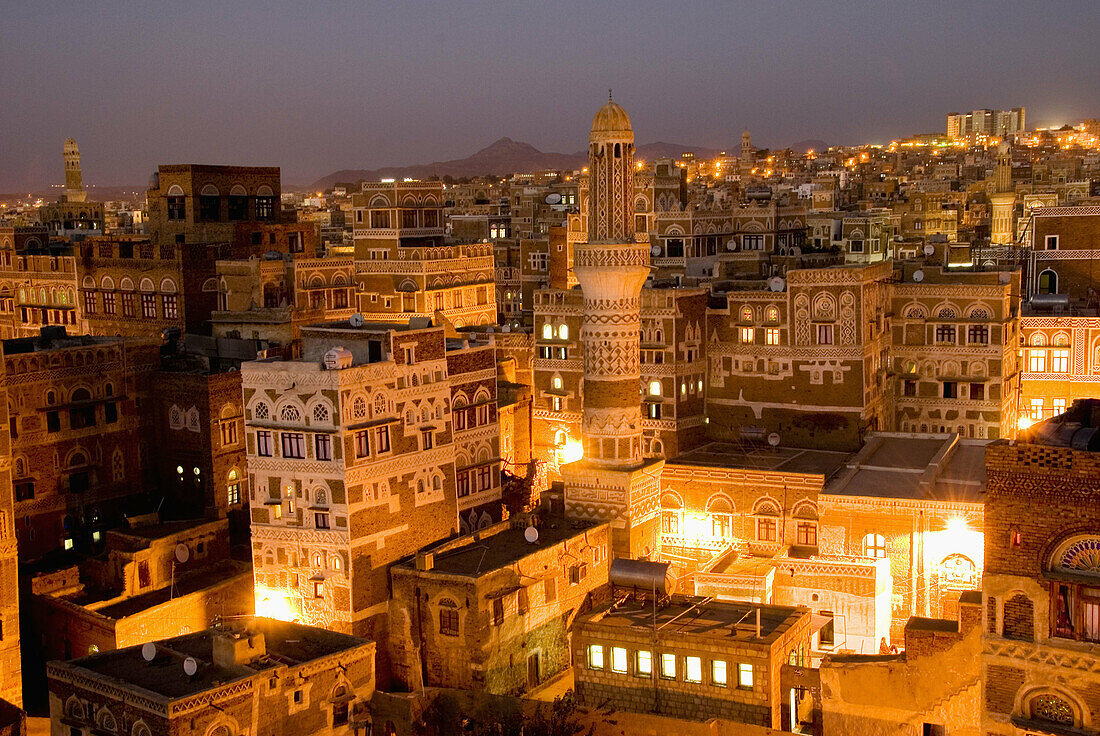 Old city of Sana'a, Unesco World Heritage Site, Yemen