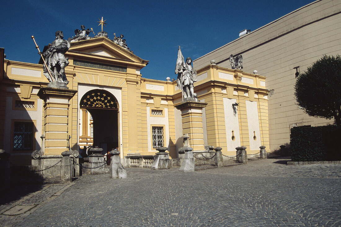 Austria, Melk, Entrance, to, monastery