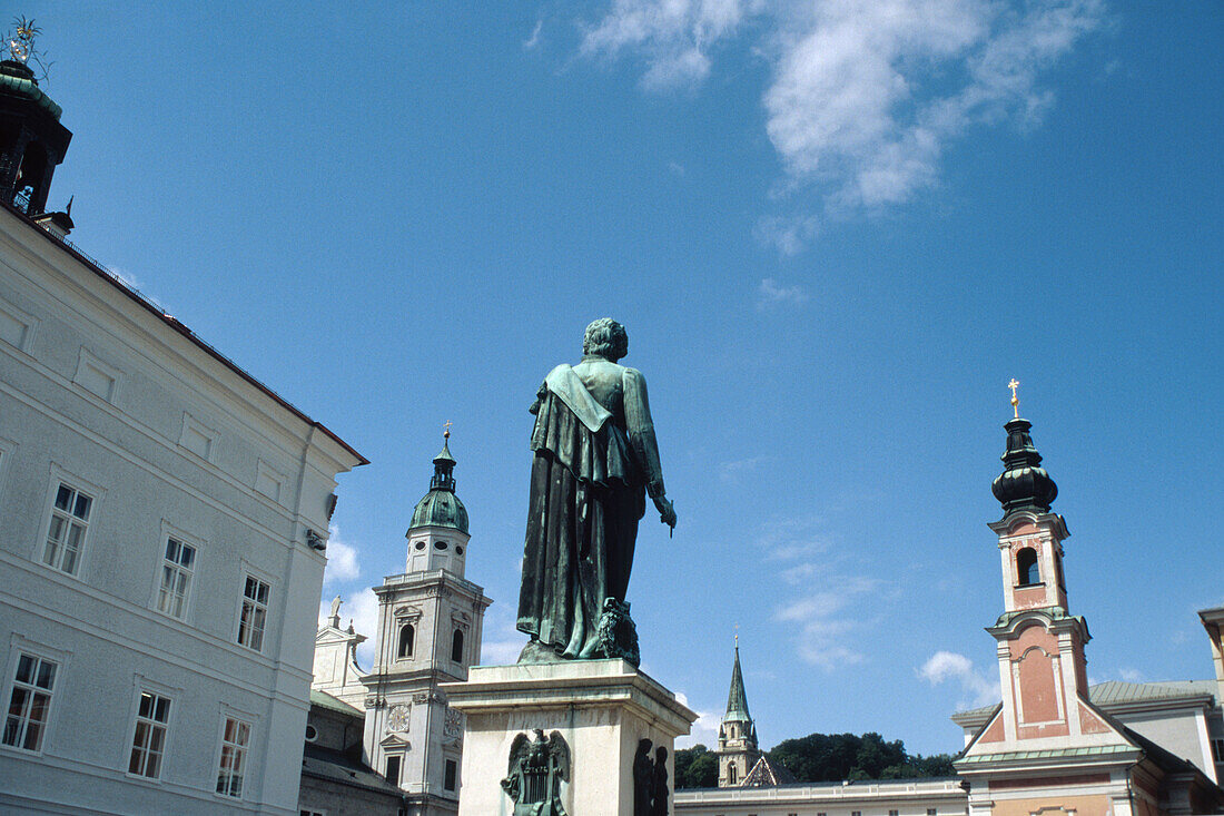 Europe, Austria. Salzburg. Mozartplatz