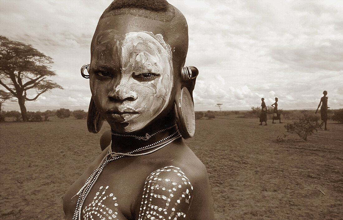 Surma people. Ethiopia.