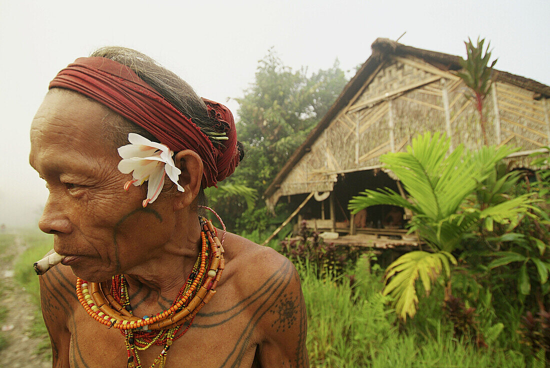 Last Mentawai people in Siberut island. Sumatra (Indonesia)