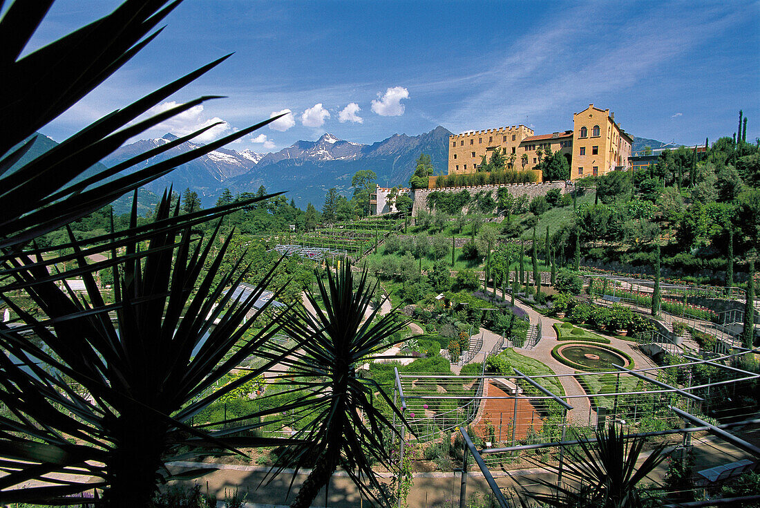 Die Gärten von Schloss Trauttmansdorff, Meran, Südtirol, Italien