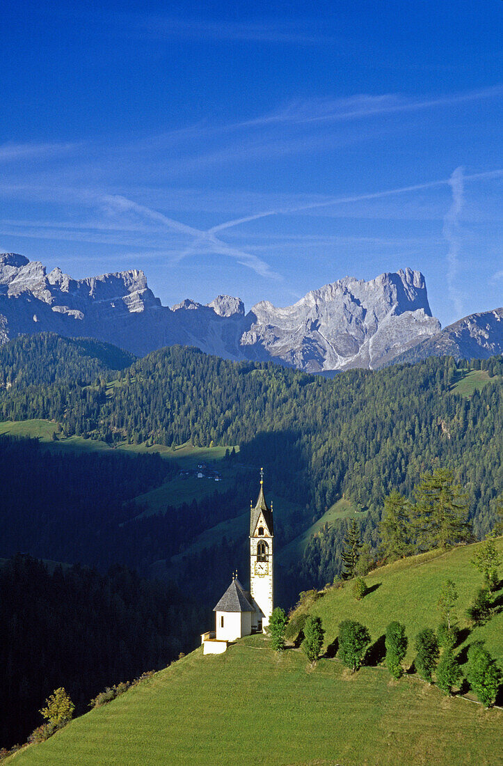 St. Barbara, bei St. Wengen im Gadertal, Dolomiten, Südtirol, Italien