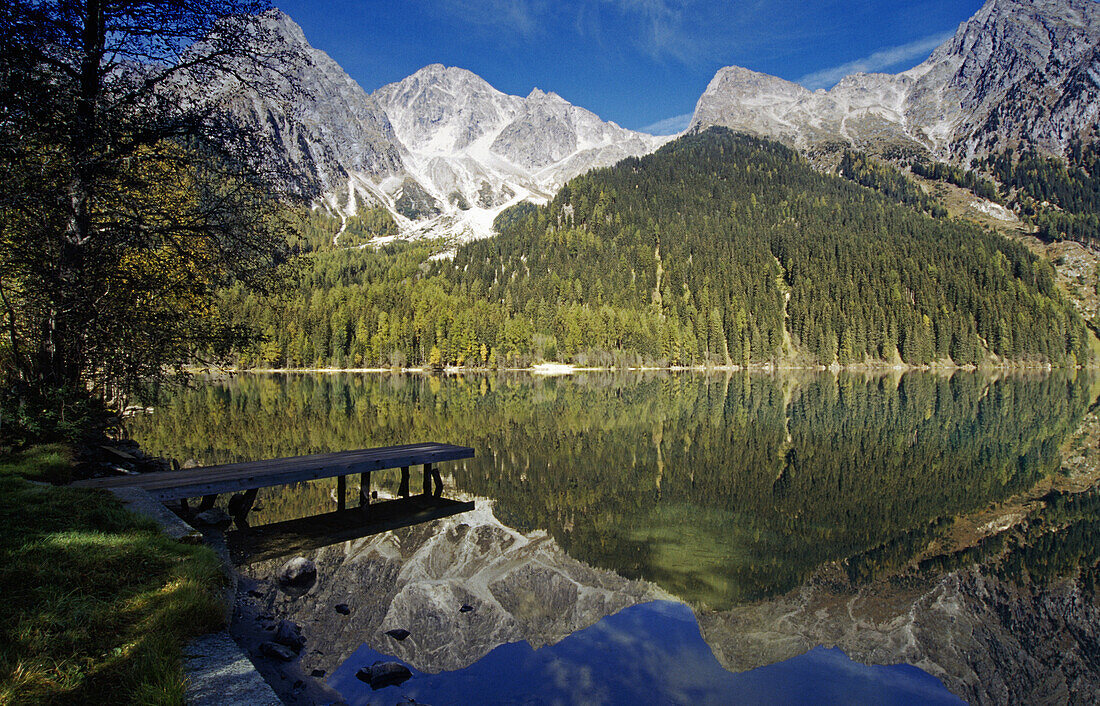 Antholzer See, Dolomiten, Südtirol, Italien