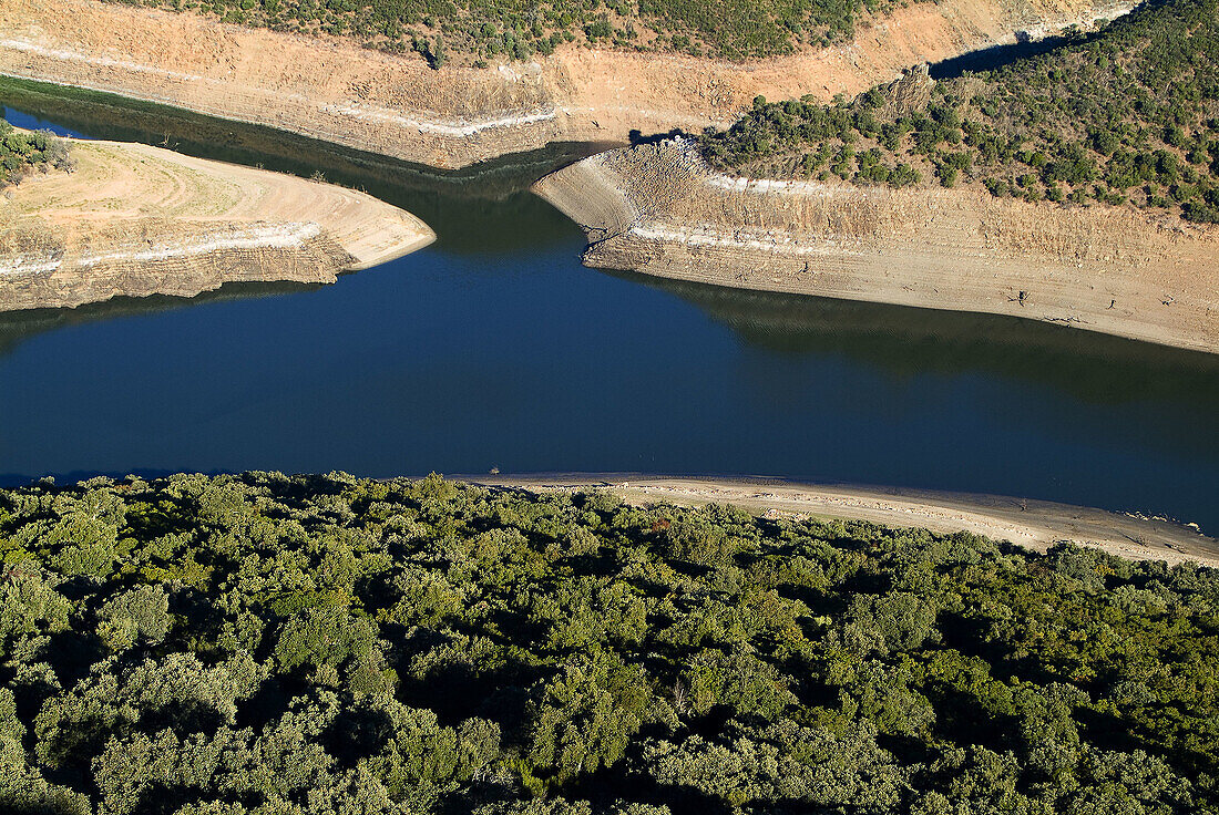 Tajo River. Monfrague Natural Park. Caceres province. Extremadura. Spain