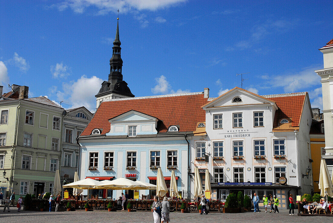 Raekoja Plats, town hall square, Tallinn, Estonia