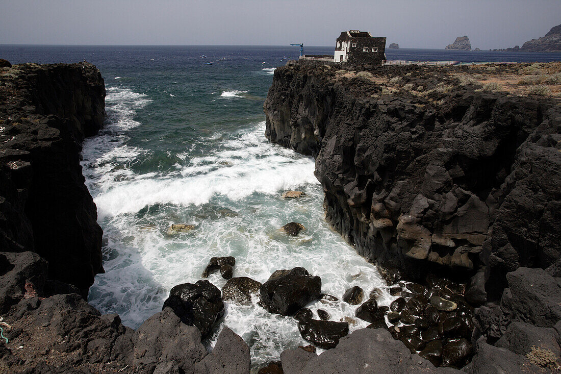 Coastal landscape Las Puntas, El Golfo, El Hierro, Canary Islands, Spain