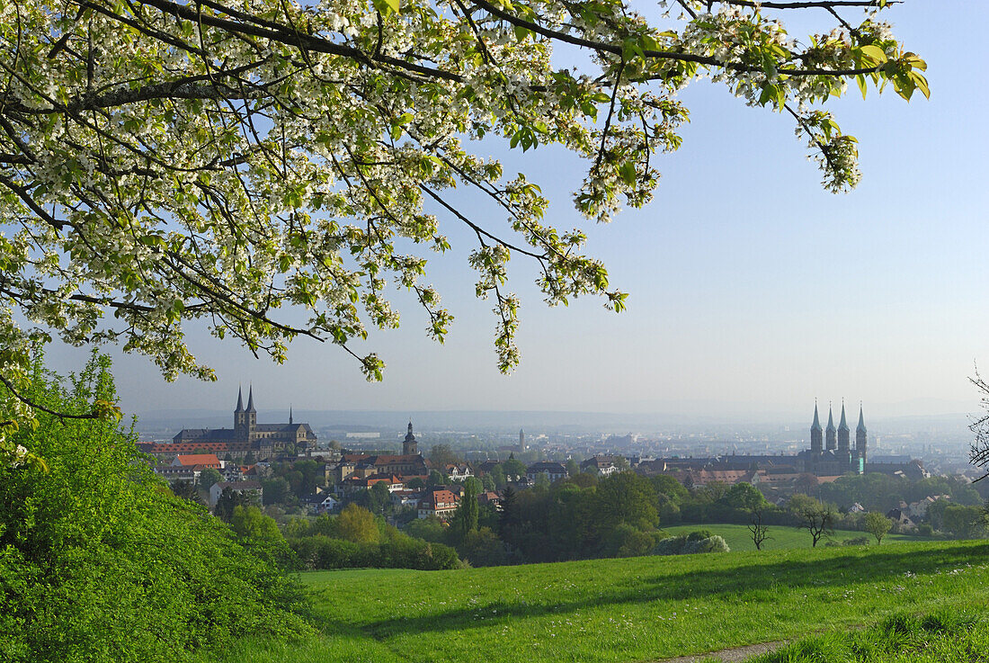 View over Bamberg, Upper Franconia, Bavaria, Germany