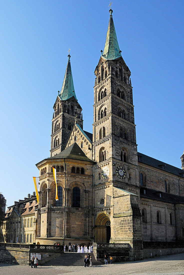 Bamberger Dom, Bamberg, Oberfranken, Bayern, Deutschland