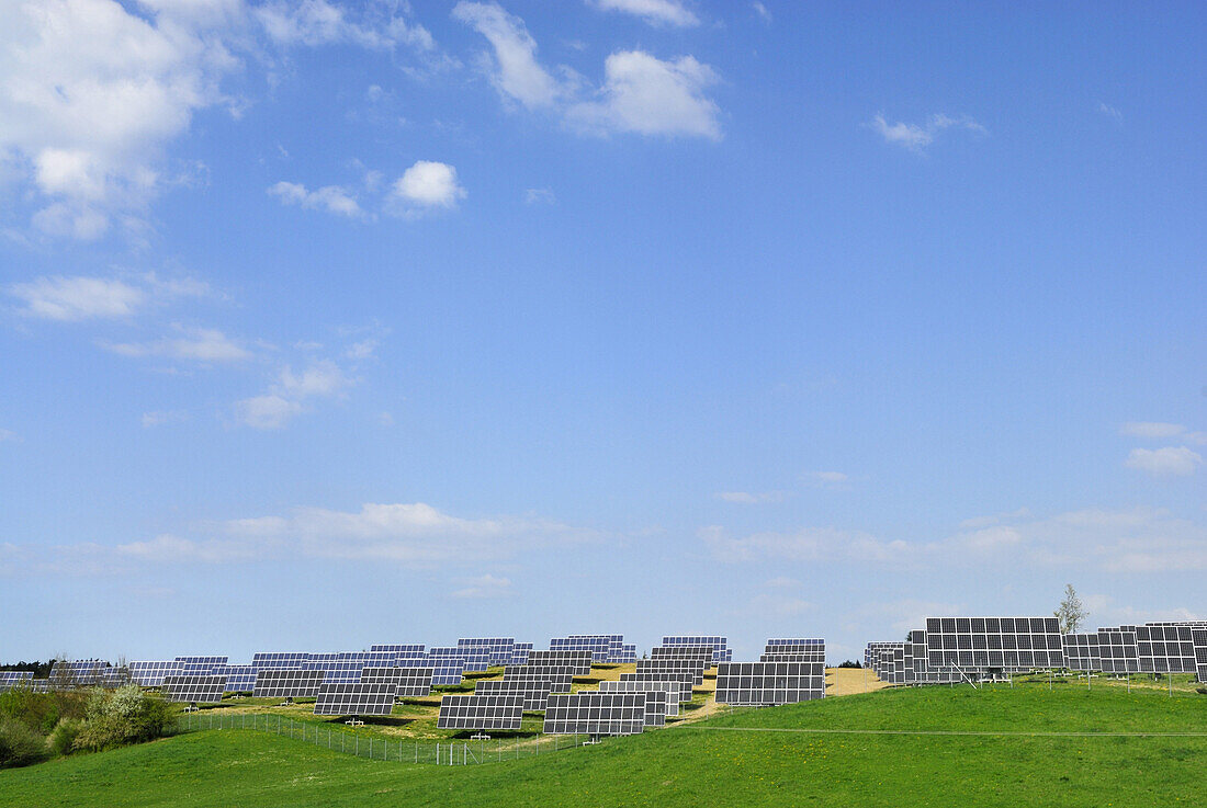 Photovoltaikanlage, Bayern, Deutschland