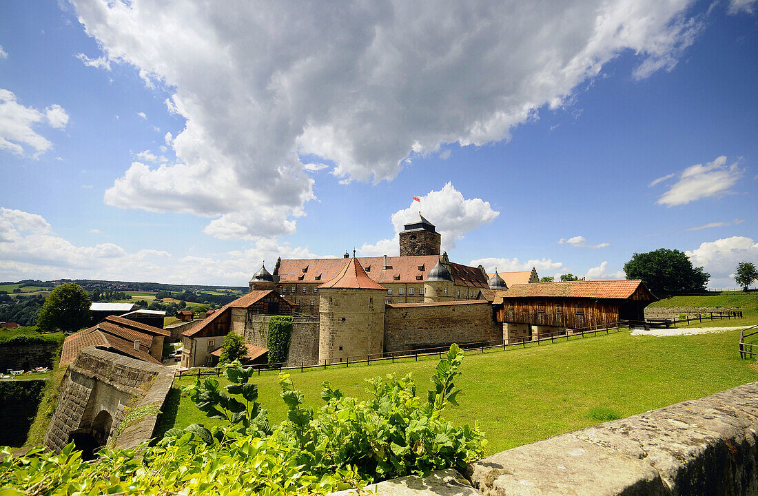 Rosenberg castle, Kornach, Upper Franconia, Bavaria, Germany